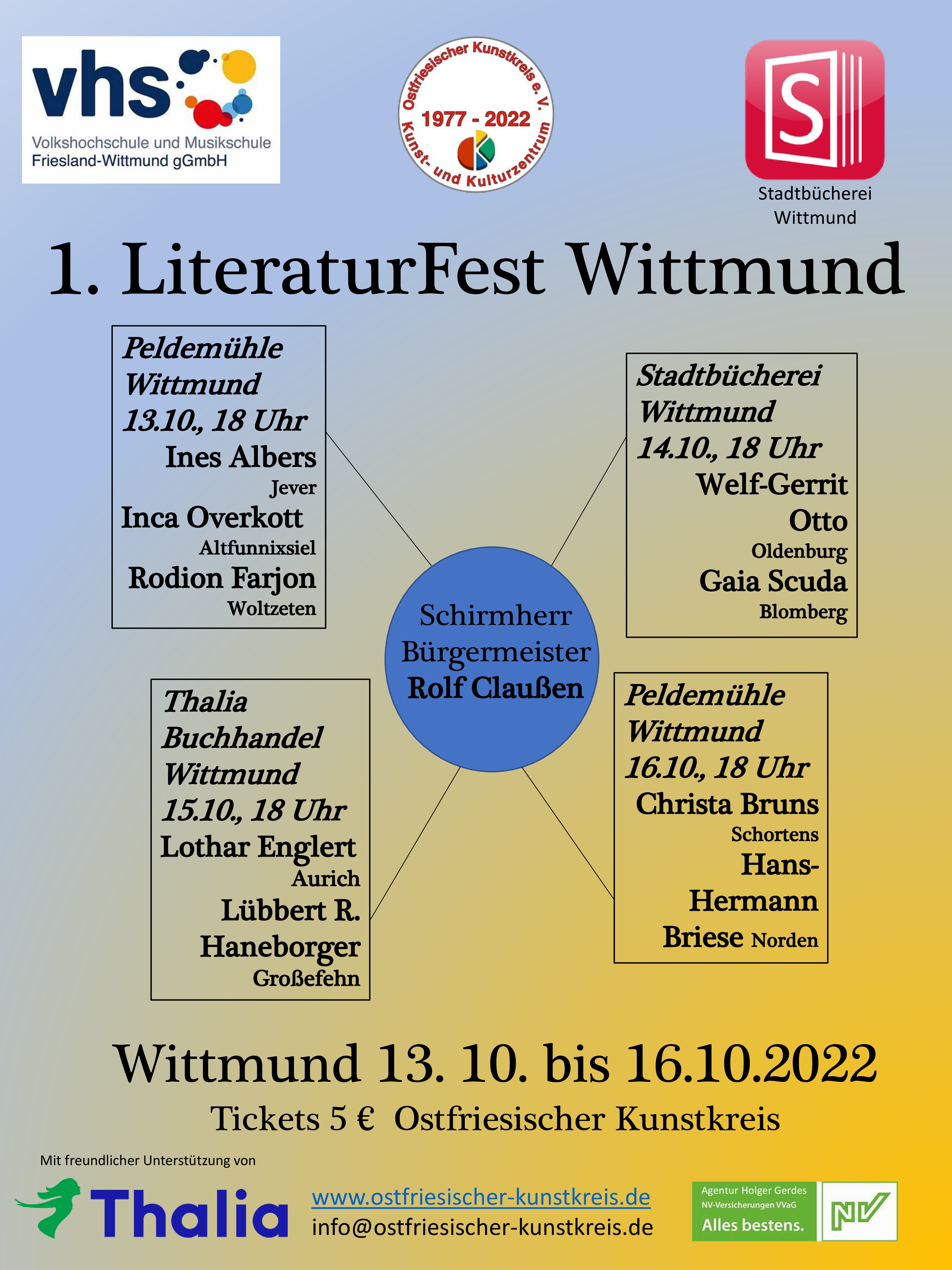 1. LiteraturFest Wittmund